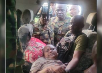 MILITARY RESCUES WIFE OF LATE MAJOR GENERAL RABE ABUBAKAR