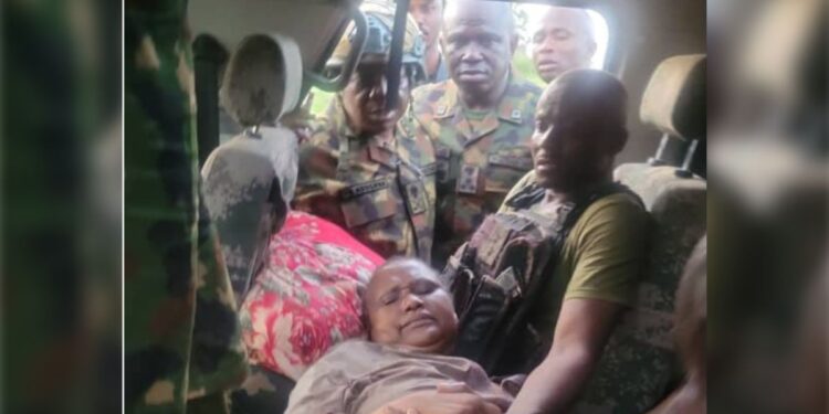 MILITARY RESCUES WIFE OF LATE MAJOR GENERAL RABE ABUBAKAR