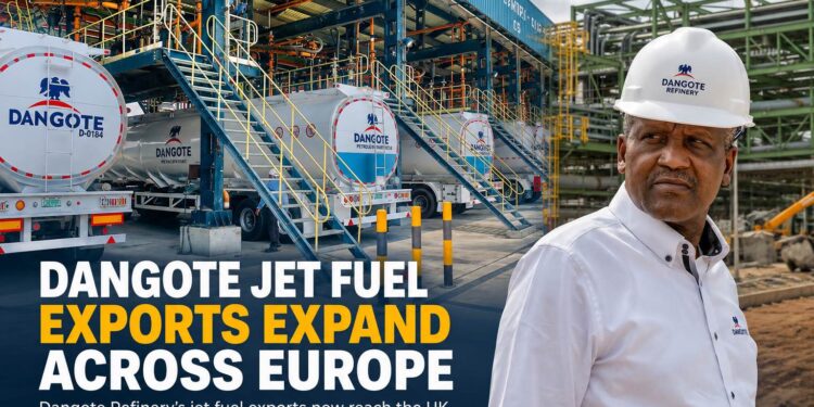 Dangote Jet Fuel Exports Expand Across Europe