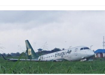 Enugu Air Aircraft Skids Off Runway at Benin Airport