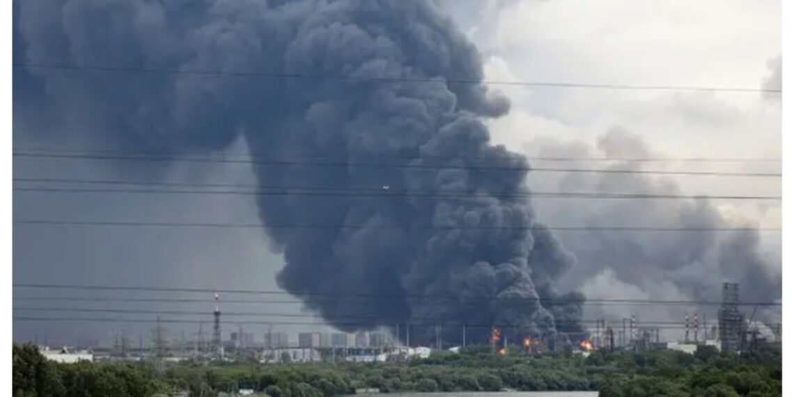 Russia Says 376 Ukrainian Drones Target Oil Facilities Overnight